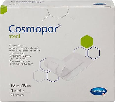 Hartmann-Conco Cosmopor Adhesive Wound Dressing, Sterile, 4" x 4"