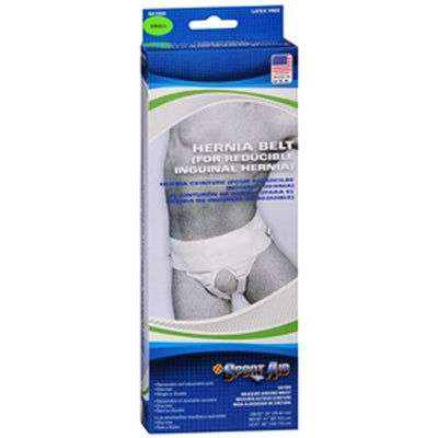 Sport-Aid Hernia Belt White Small SA1500 WHI SM