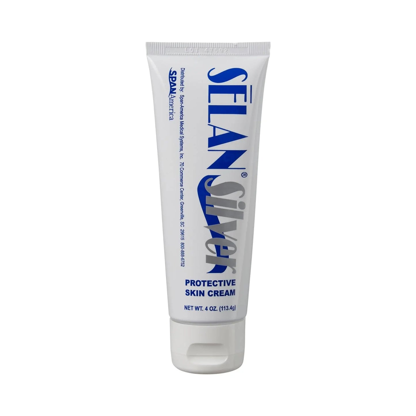 Selan Silver Scented Skin Protectant with Silver Cream 4 oz Tube