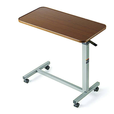 Auto-Touch Overbed Table, 30" x 15" x 3/4", 29" to 45"-1 Each - KatyMedSolutions