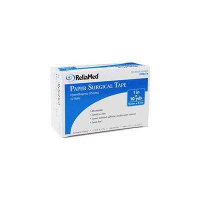 ReliaMed Paper Surgical Tape 2" x 10 yds, 6 Pack- KatyMedSolutions