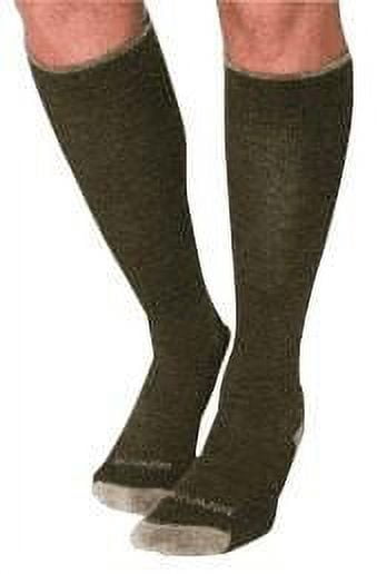 Merino Wool Calf-High Compression SocksCharcoal ''1 Count, Charcoal, Large 15 to 20 Compression Size''- KatyMedSolutions