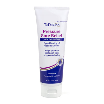TriDerma Pressure Sore Relief Cream Speeds Healing of Bed Sores, Pressure Sores, Ulcers, Scrapes and Chafing, 4 ounces- KatyMedSolutions