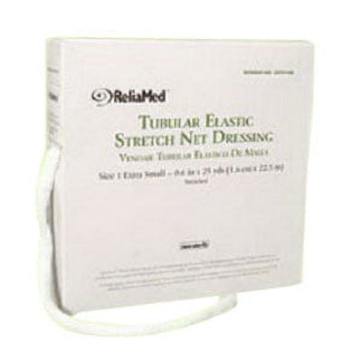 Reliamed Non-Sterile Latex Tubular Elastic Stretch Net Dressing For Hands, Arms, Legs And Feet, Medium 5" - 6" X 25 Yds EA/1- KatyMedSolutions
