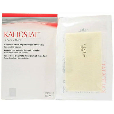 Kaltostat Calcium Sodium Alginate Dressing 168212 1 Each, White- KatyMedSolutions