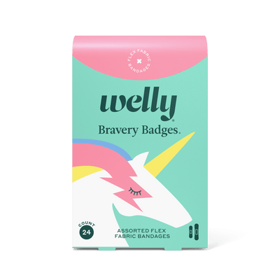 Welly Bravery Badges Assorted Refill, 24 bandages- KatyMedSolutions