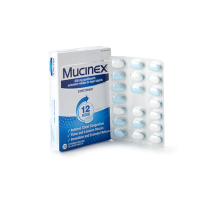 Mucinex Cold and Cough Relief, 20 Tablets per Box