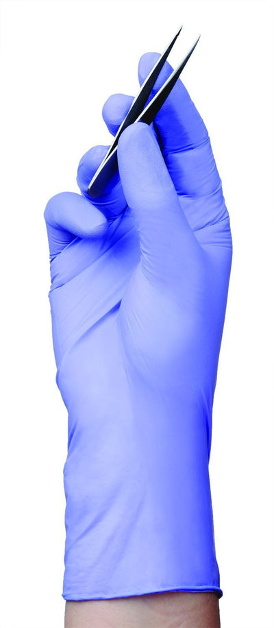 Cardinal Health Flexal Nitrile Medical Exam Gloves, Powder-Free, Non-Sterile, Blue, Size Large  - KatyMedSolutions