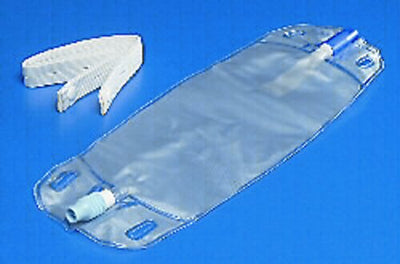 Urinary Leg Bag Dover Anti-Reflux Valve NonSterile 500 mL Vinyl