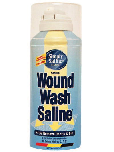 Simply Saline Wound Wash, 3 oz.
