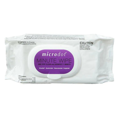 microdot Minute Wipe, 60 Count Flat Pack