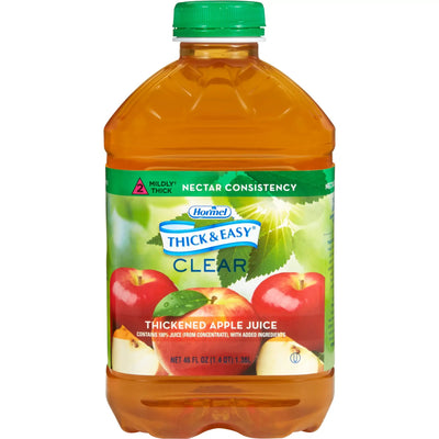 Thick & Easy Nectar Consistency Apple Juice Thickened Beverage, 46 oz.