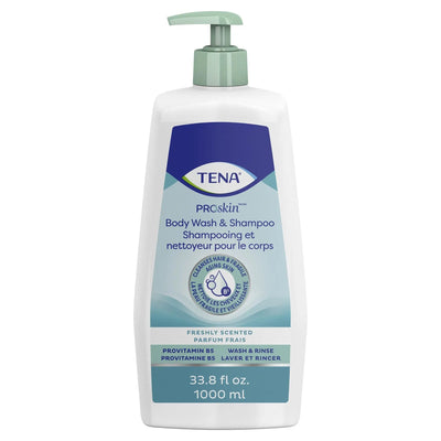 Shampoo and Body Wash TENA ProSkin 33.8 oz. Pump Bottle Unscented