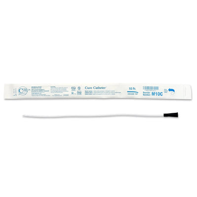 Cure Catheter Urethral Catheter, 10 Fr., Male, Coude