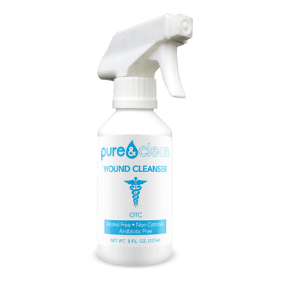 Pure & Clean Wound Cleanser, 8 oz. Pump Bottle,