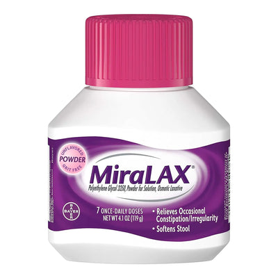 MiraLAX Laxative, 4.1 oz. Bottle