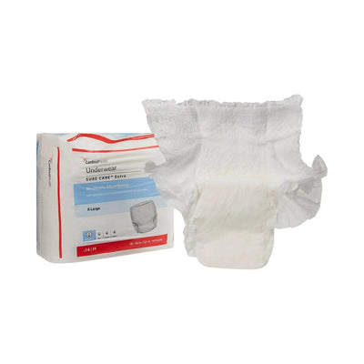 Simplicity Moderate Absorbent Underwear, Extra Large