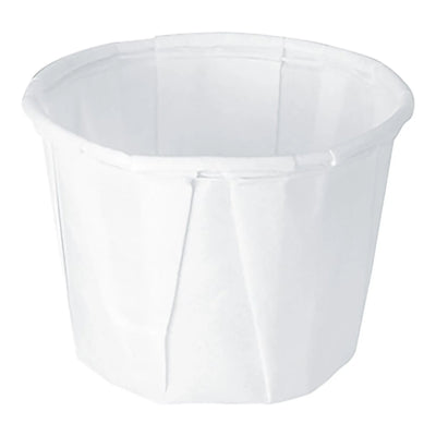 Souffle Cup Solo 0.5 oz. White Paper Disposable