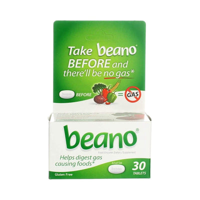 Beano Gas Relief, 30 Tablets per Bottle