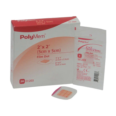 PolyMem Foam Dressing, 1 x 1 Inch Pad