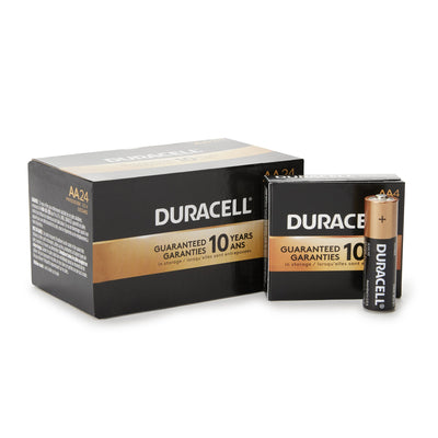Alkaline Battery Duracell Coppertop AA Cell 1.5V Disposable 24 Pack