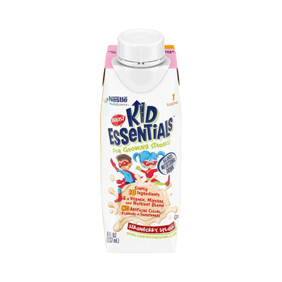 Boost Kid Essentials Strawberry Pediatric Oral Supplement, 8 oz. Carton, 24 per Case