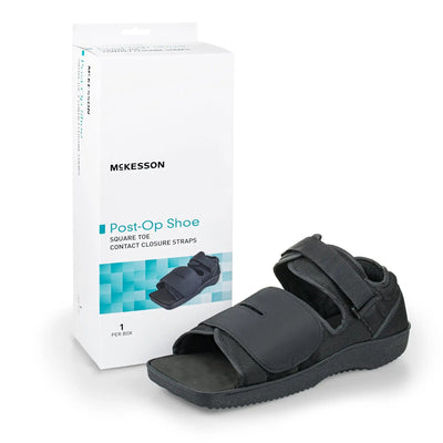 McKesson Post-Op Shoe Large Unisex Black-Each