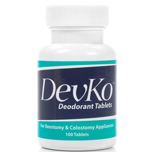 Devko Charcoal Deodorant Tablets, 100/Bottle