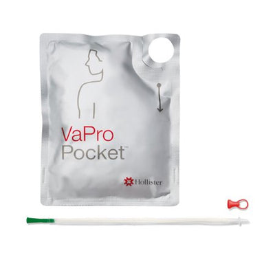 VaPro Intermittent Catheter Tray ,Straight Tip 14 Fr. Hydrophilic Coated Phthalates-Free PVC