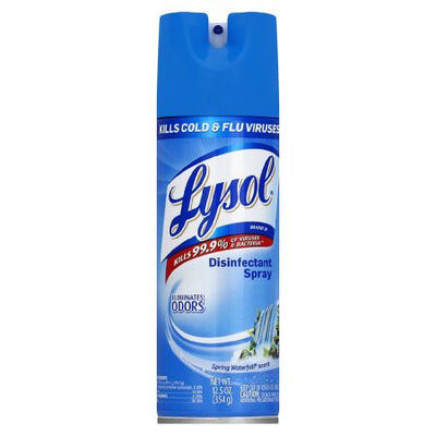 Lysol Surface Disinfectant Alcohol Based Aerosol Spray Liquid 12.5 oz
