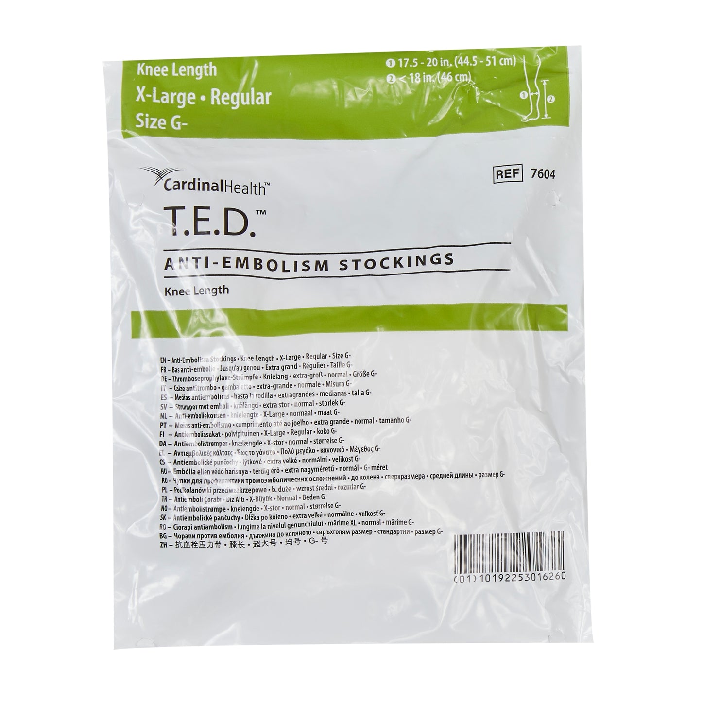 T.E.D. Knee Length Anti-Embolism Stockings X-Large, Regular