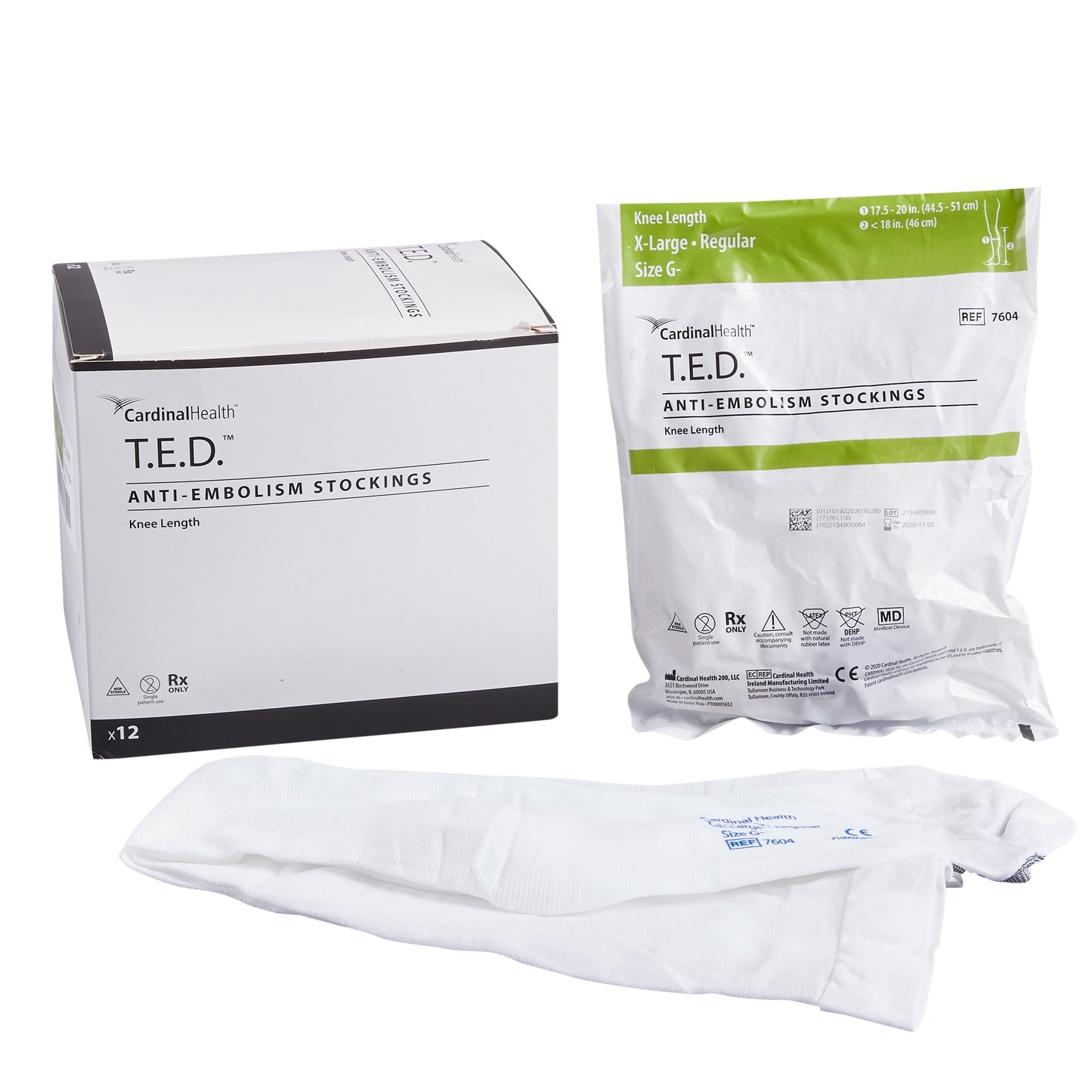 T.E.D. Knee Length Anti-Embolism Stockings X-Large, Regular