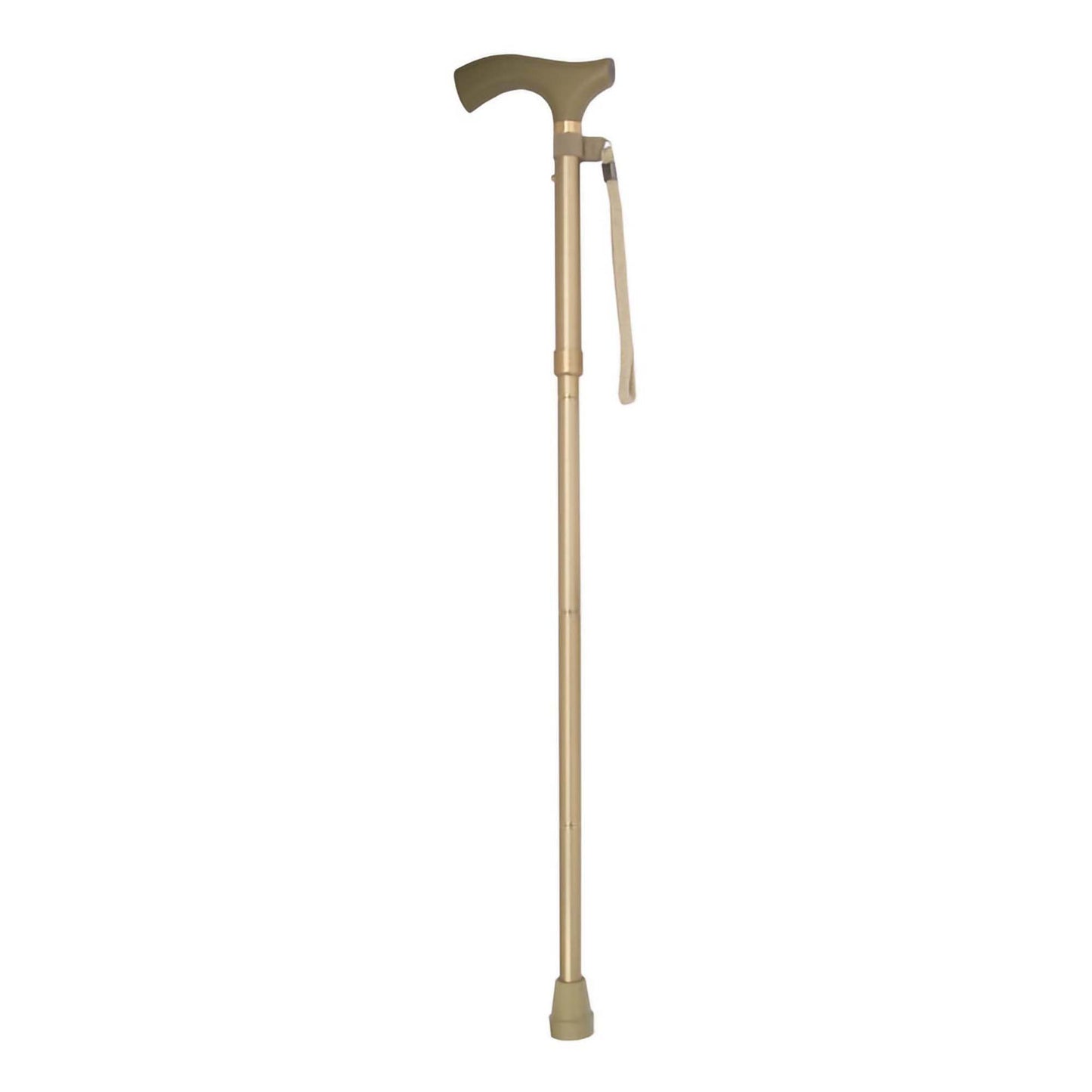 Switch Sticks Designer Walking Stick Cane, Folding, Adjustable, Gold