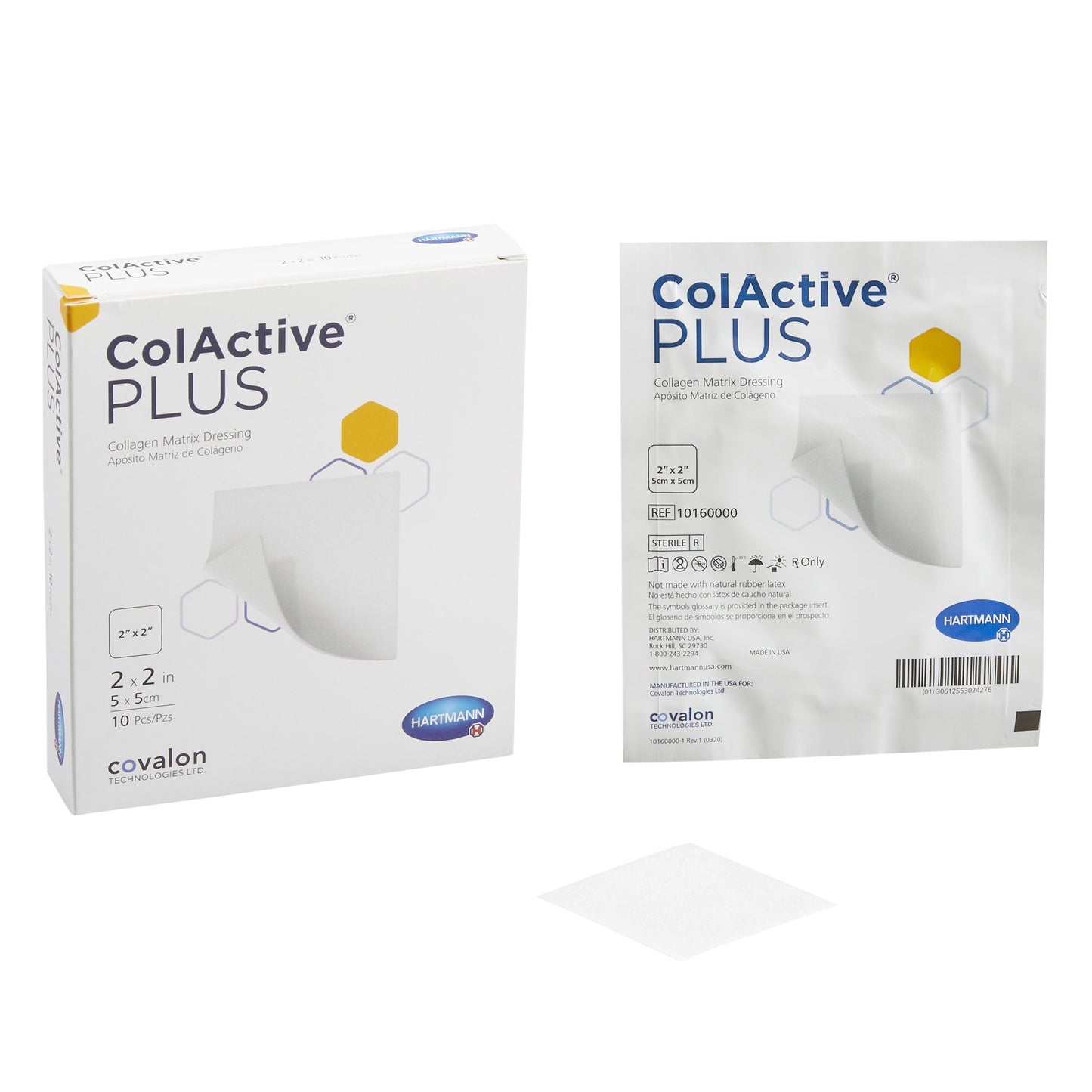 ColActive Plus Collagen Dressing 2" x 2"