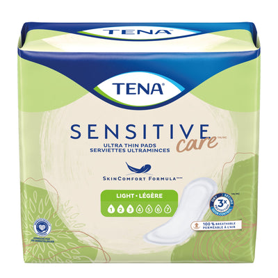 TENA Sensitive Care Ultra Thin Light Long Bladder Control Pad, 10-" Length - 54344