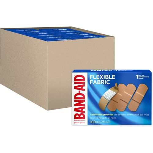 Johnson & Johnson Band-Aid Flexible Fabric Adhesive Bandages