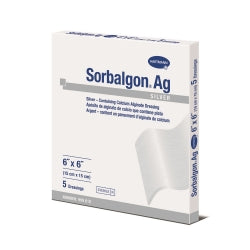Sorbalgon Silver Calcium Alginate Dressing 6" x 6"