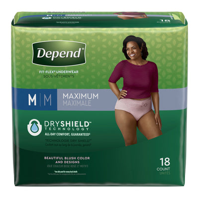 Kimberly Clark Depend Fit-Flex Max for Women, Medium