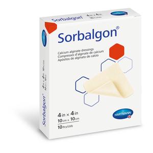 Sorbalgon Calcium Alginate Dressing, 4" x 5" / 10cm x 10cm