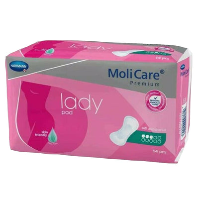 MoliCare Premium Lady Pad 3 Drop Absorbency Level Midi, 13" x 5.5"