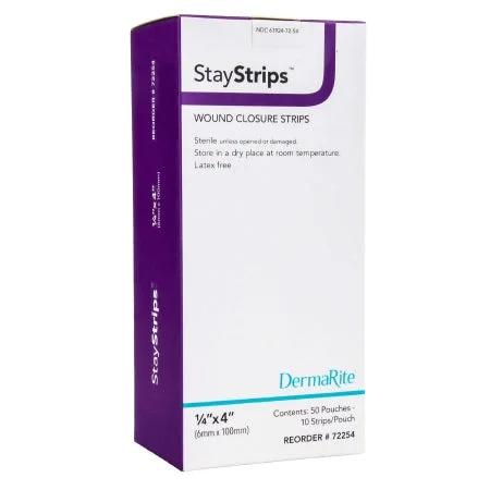 Dermarite Stay strips Wound Closure Strips - 1/8 Inch X 3 Inch