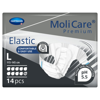 MoliCare Premium Elastic Brief 10D, Large 45" - 57"