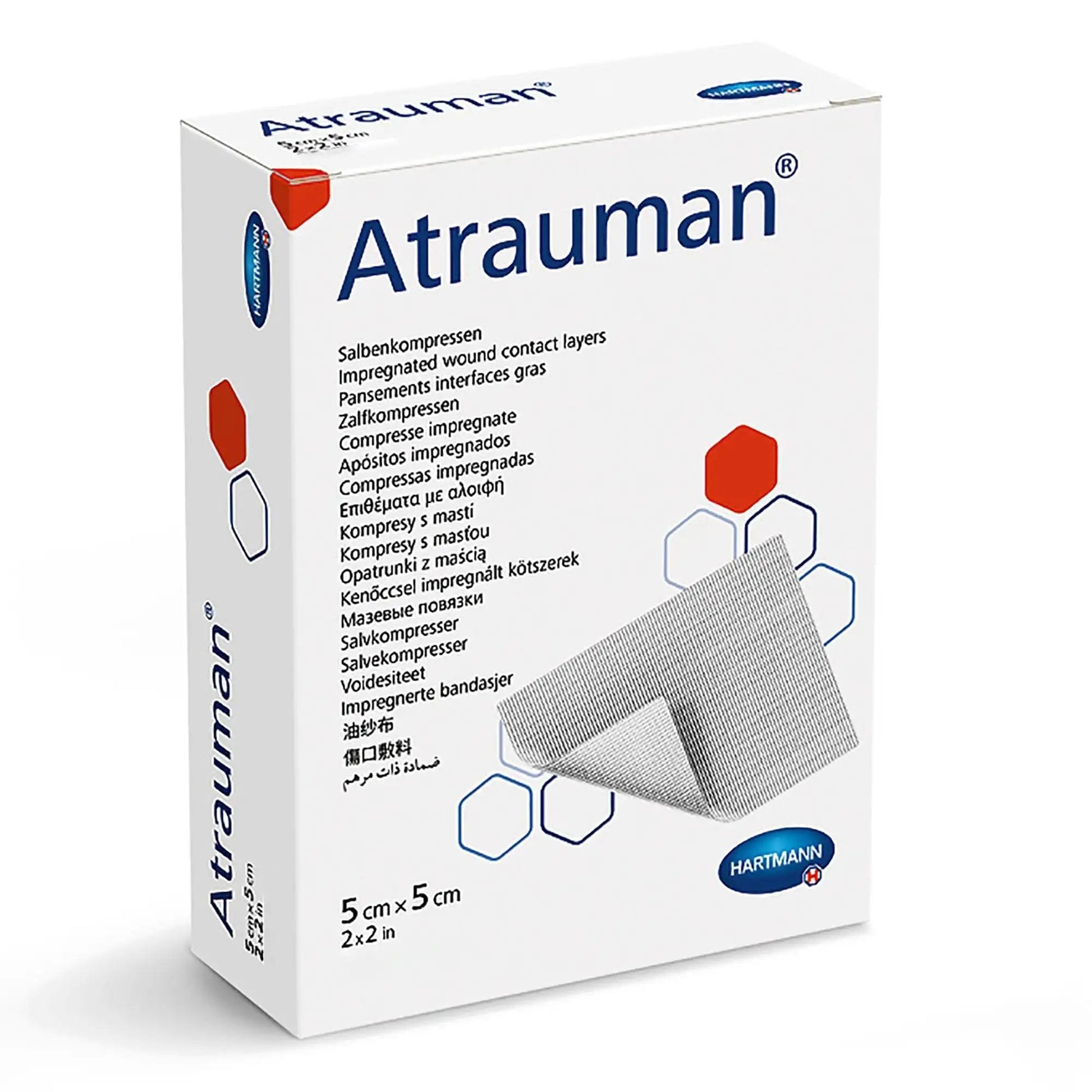 Atrauman Non Adherent Wound Contact Layer - 2"x2" for Healing