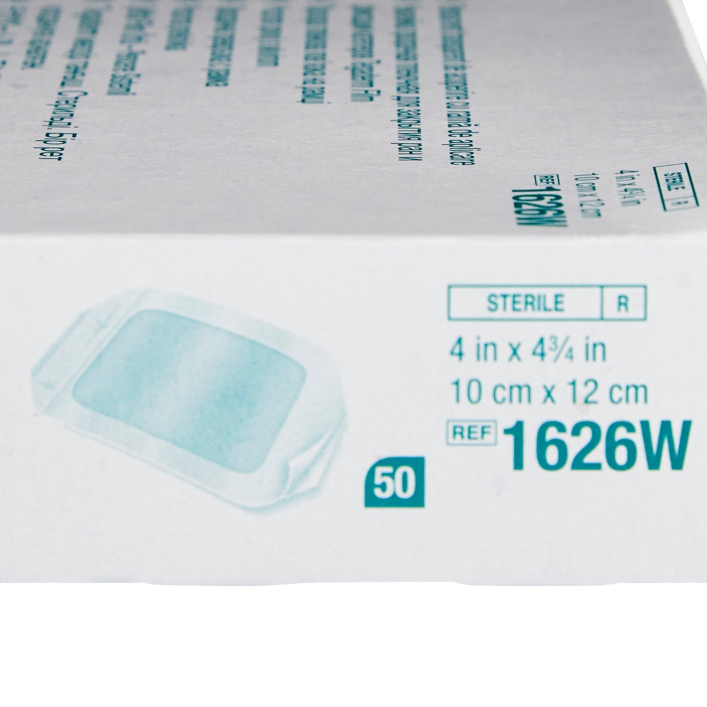 Tegaderm Transparent Adhesive Film Dressing Picture Frame Style 4" x 4-3/4"