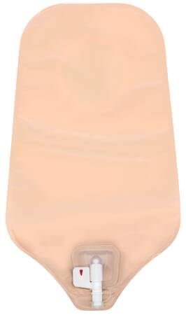 ConvaTec Esteem synergy Two-Piece Urostomy Pouch, 1/2" to 7/8" Cut-to-Fit, 9-1/3" L, Accuseal Tap with Valve