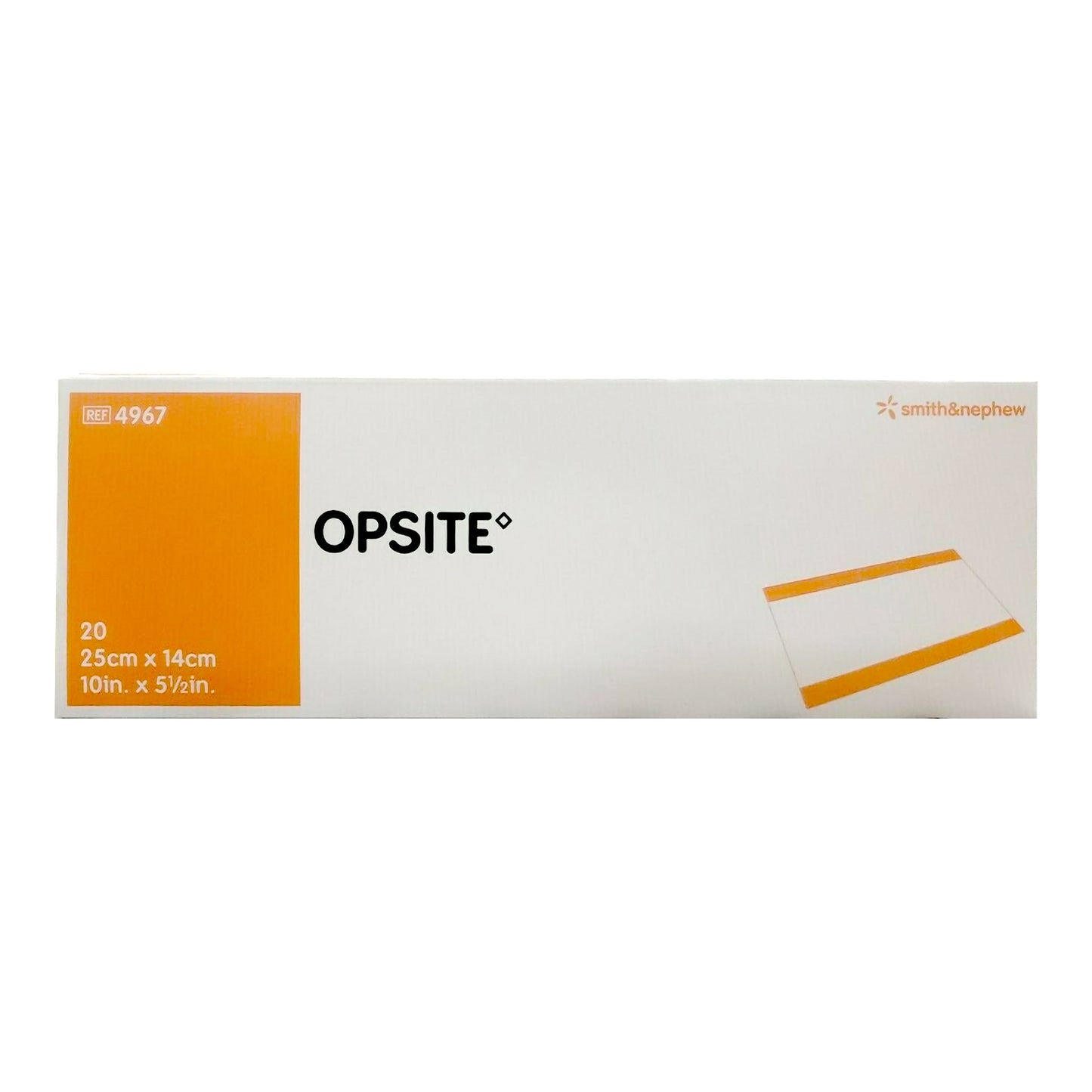 Opsite Transparent Adhesive Dressing 5-1/2" x 10"