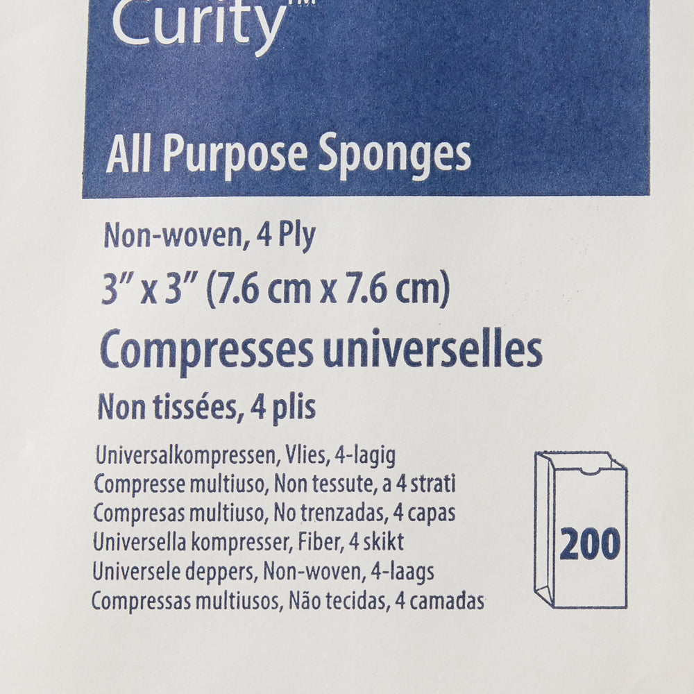 Curity Nonwoven Sponge 3 X 3 Inch