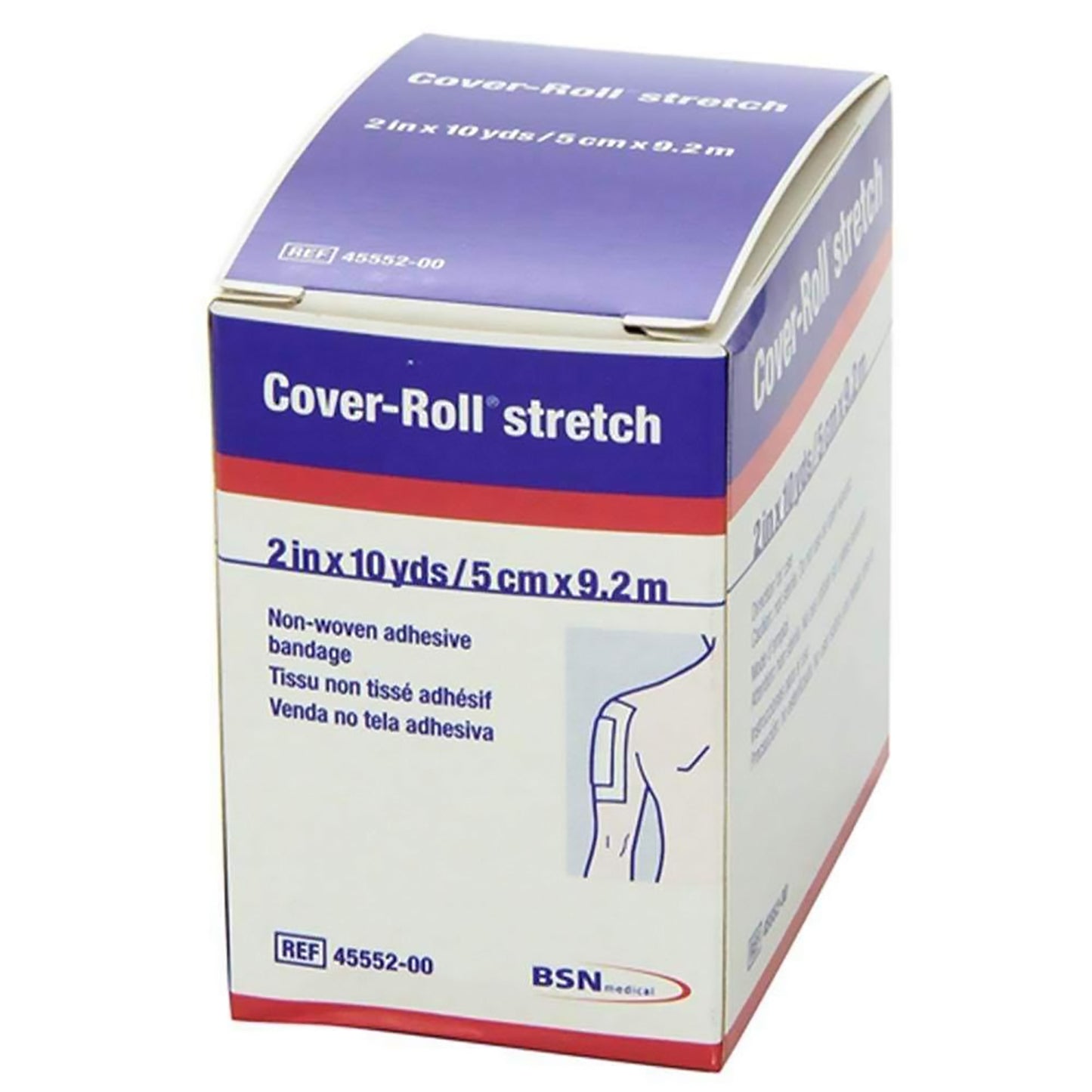 Cover-Roll Stretch Non-Woven Adhesive Bandage 2" x 10 yds.
