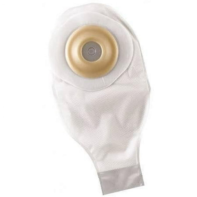 ConvaTec ActiveLife One-Piece Drainable Pouch with 1" Pre-Cut Convex Durahesive Skin Barrier, One-Sided Comfort Panel, Tape Collar and Tail Clip