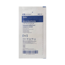 Cardinal Telfa White Adhesive Dressing 4 x 8 Inch